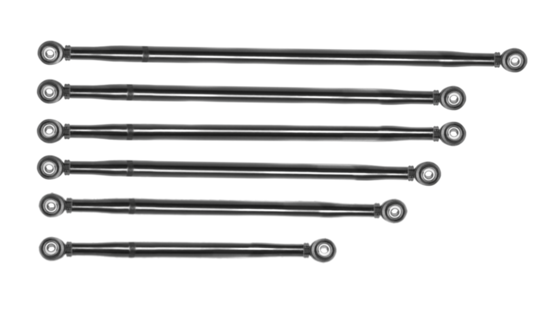 Assembled Radius Rod Kit for SMALL RSR Chassis - Black